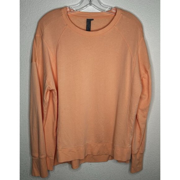Sweaty Betty After Class Sweatshirt Womens Medium Peach Workout Yoga Pullover - Picture 1 of 10